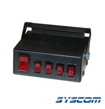 Syscom SSW5 SSW5 Módulo de Control de Barra de Luces con 5 Funciones.