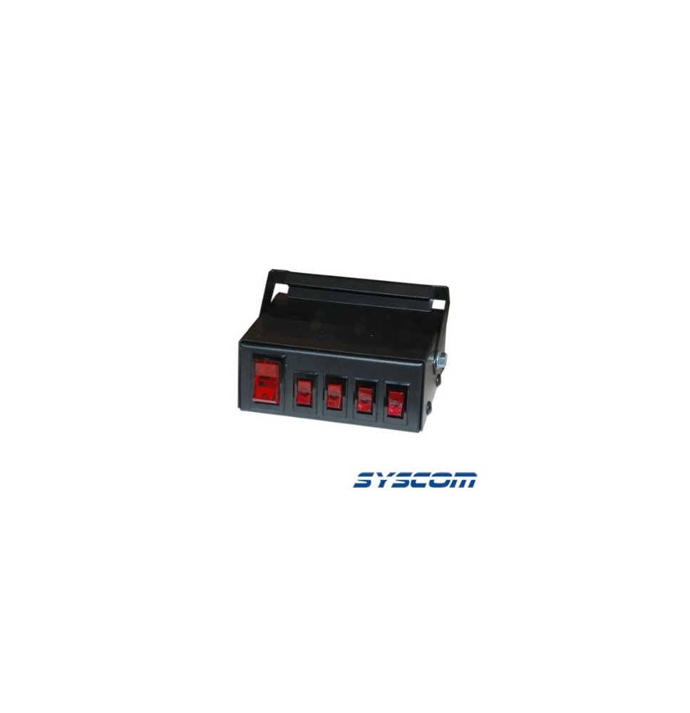 Syscom SSW5 SSW5 Módulo de Control de Barra de Luces con 5 Funciones.