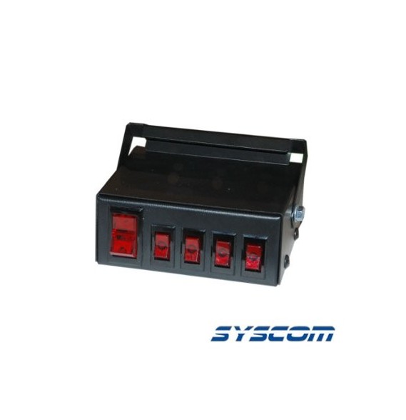 Syscom SSW5 SSW5 Módulo de Control de Barra de Luces con 5 Funciones.