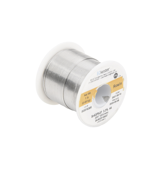 Syscom 488SO162 488-SO-162 Rollo de Soldadura de 63% Sn y 37% Pb de 0.031  con 454 gr