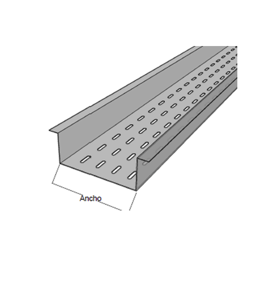 CHAROFIL CHFPZ9X4ALK CH-FPZ9X4ALK Fondo Perforado Perfil Z ancho de 4  x 9  material