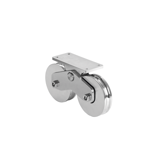 COMUNELLO 11515642001 1151-5642-001 Rueda Doble de 16 cm / Capacidad Para Puertas de