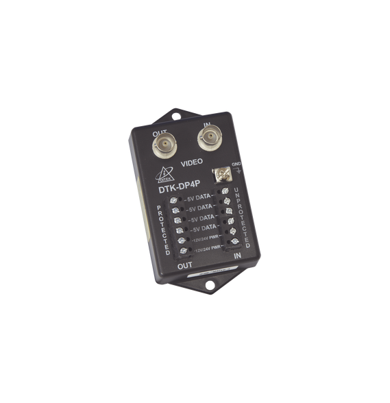 DITEK DTKDP4P DTK-DP4P Protector para alimentación datos y video para cámara PTZ de 1