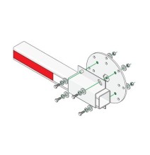 DKS DOORKING 1601241 1601-241 Kit de Instalación Para Brazos de Plástico Doorking / I