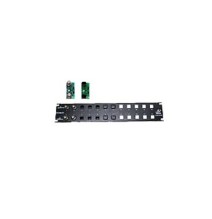 DITEK DTKRM12FP DTKRM12FP Placa frontal para 12 módulos con conexión BNC para instala