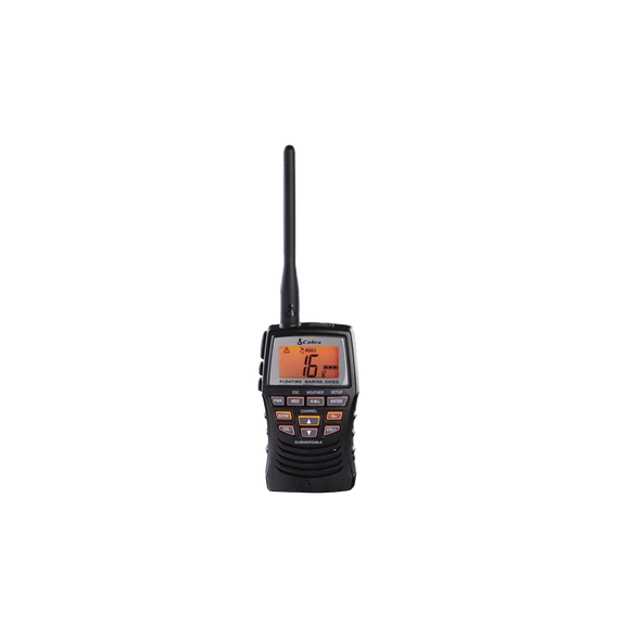 COBRA MRHH150FLT MRHH150FLT Radio portátil marino flotante y sumergible con potencia
