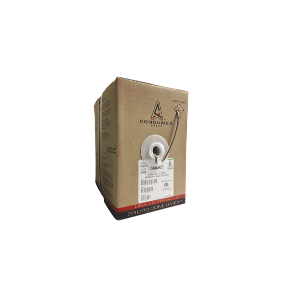 CONDUMEX 660565 660565 Caja de 1000 ft ( 305 m ) / 4 X 24 AWG / Cable TELEFÓNICO EK-T