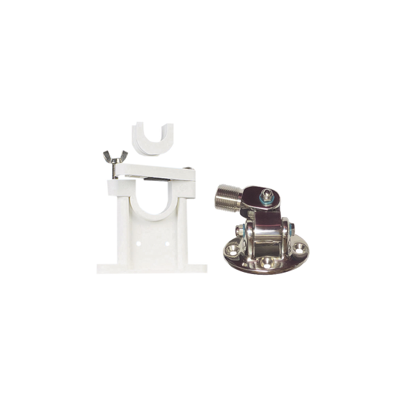 Syscom 410R2 410R/2 Kit de montaje de acero inoxidable ajustable con soporte para ant
