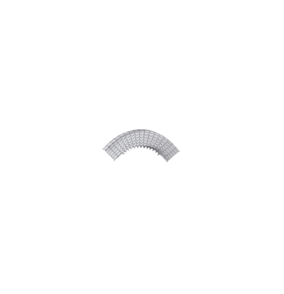 CHAROFIL CHC9054300EZ CH-C90-54/300EZ Curva Pre-Fabricada Horizontal de 90 con medid CHAROFIL CHC9054300EZ CH-C90-54/300EZ Curva Pre-Fabricada Horizontal de 90 con medid
