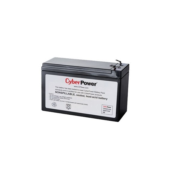 CYBERPOWER RB1270 RB1270 Batería de reemplazo de 12V/7Ah para UPS de CyberPower