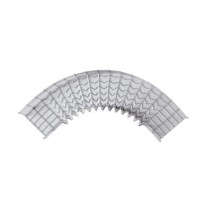 CHAROFIL CHC9066300EZ CH-C90-66/300EZ Curva Pre-Fabricada Horizontal de 90  con medid