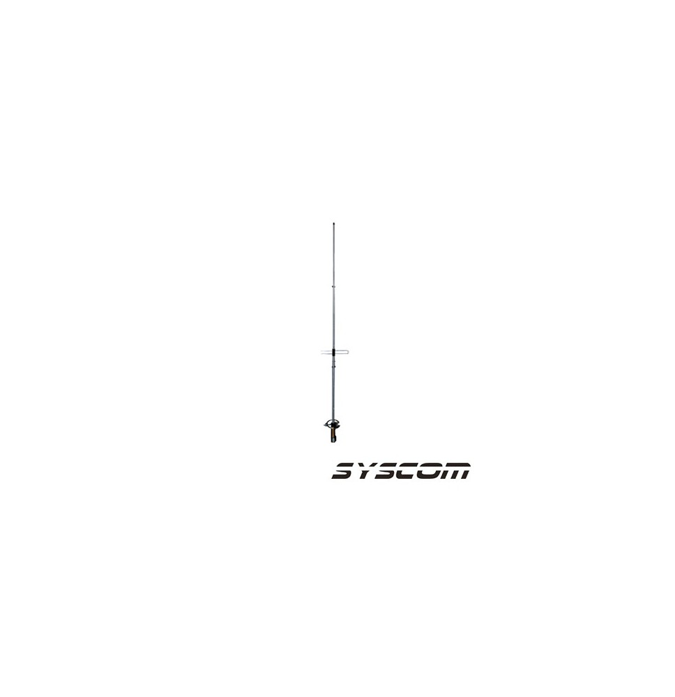 Syscom SJ3 SJ-3 Antena base VHF omnidireccional rango de frecuencia 135 - 174 MHz