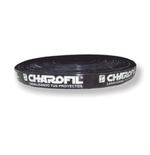 CHAROFIL CHCINTASTR25NG CH-CINTASTR25-NG Rollo de Cinta Strap 20 mm de Ancho 25 metro