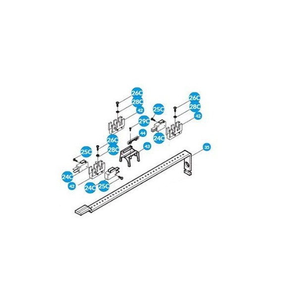 CAME 119RID289 119-RID289 SOSTÉN PARA GRUPO FINAL DE CARRERA - A3024N