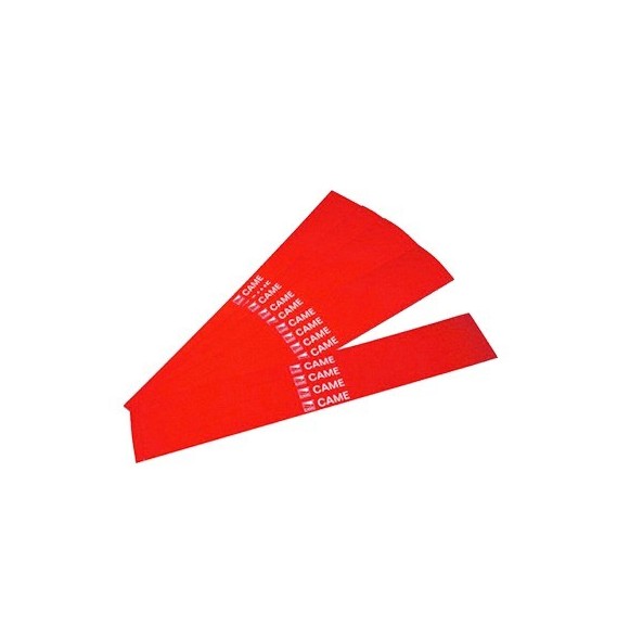 CAME 001G02809 001-G02809 Paquete de 20 bandas reflectantes rojas para mástil 001-G04