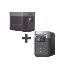 ECOFLOW DLT2MAXBP DLT2MAX-BP Kit de Estación de Energía Portátil 2048Wh + Batería Ext