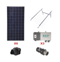 EPCOM KIT3BDM600LV127 KIT3BDM600LV127 Kit Solar para Interconexión de 1.65 KW de Pote