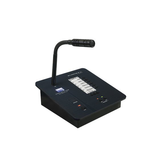 EGI AUDIO SOLUTIONS 1211M 1211M CONSOLA DE AVISOS MULTIZONA IP CON DISPLAY MICRÓFONO