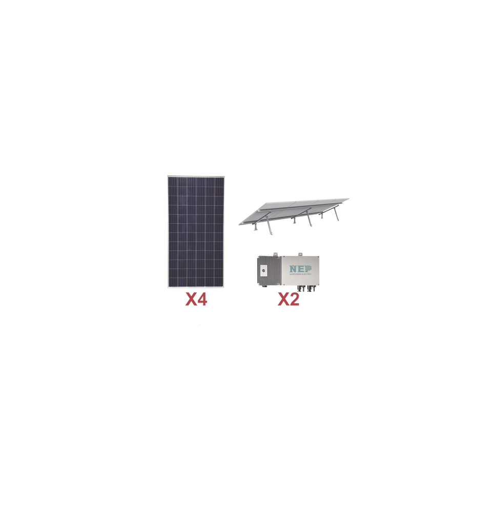 EPCOM KIT2BDM600LV127 KIT2BDM600LV127 Kit Solar para Interconexión de 1.1 kW de Poten