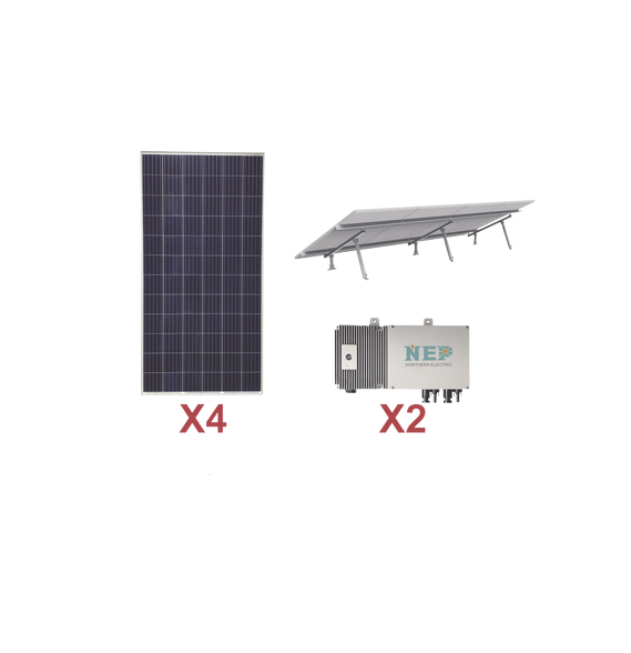 EPCOM KIT2BDM600LV127 KIT2BDM600LV127 Kit Solar para Interconexión de 1.1 kW de Poten