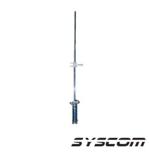 Syscom SJ4UM SJ-4UM Antena base UHF omnidireccional rango de frecuencia 448 - 470 MHz