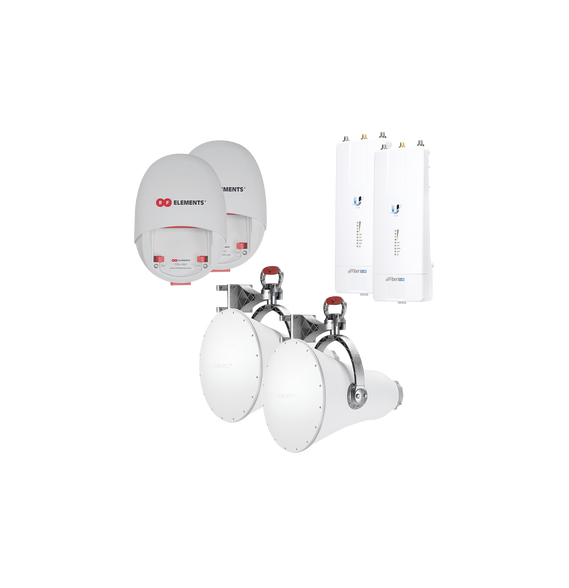 Syscom UHAF5XHD UH-AF5XHD Enlace completo para Backhaul en 5 GHz hasta 1 Gbps con rad