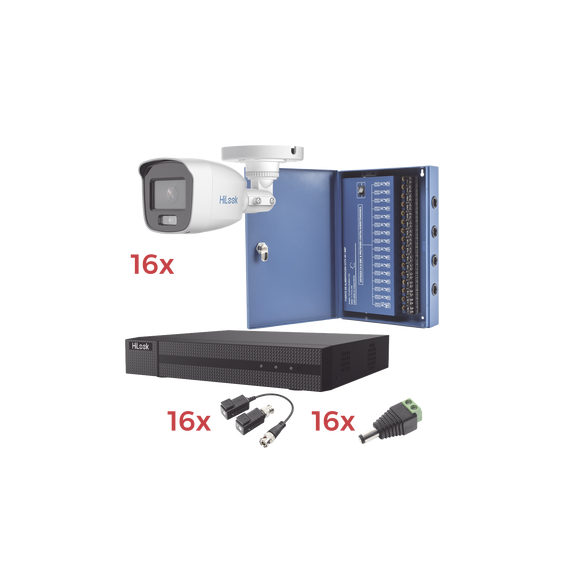 EPCOM HL1080PL16BCA HL1080PL/16BCA Kit TurboHD 1080p Lite / DVR 16 Canales / 16 Cámar