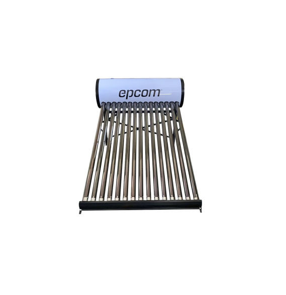 EPCOM STELPWH150 STELPWH150 Bóiler Solar de 150L Baja Presión con 15 Tubos de Vacío d
