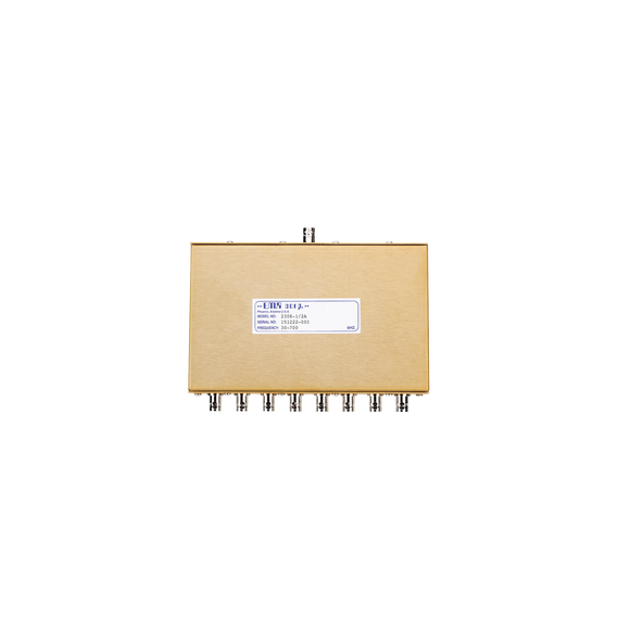 EMR CORPORATION 230812A 2308-1/2A Divisor de Potencia EMR de 8 Vías 30-700 MHz 0.5 Wa