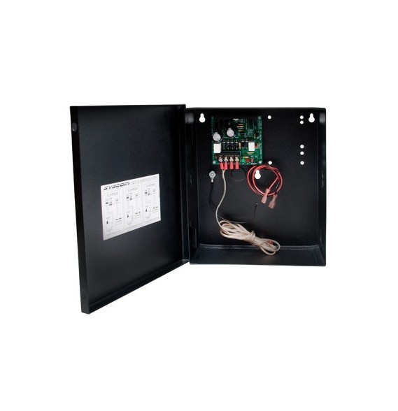 Syscom SYSRMTXT SYS-RMTXT Fuente de Respaldo 1A @ 6 12 o 24 Vcc. Acepta Batería 7Ah 4