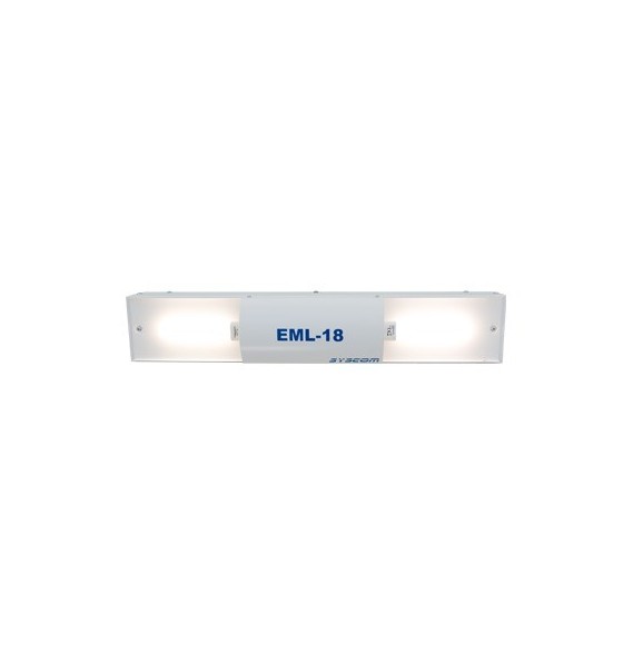 EPCOM INDUSTRIAL EML18V2 EML-18V2 Lámpara Fluorescente de Respaldo 18 W con Cargador