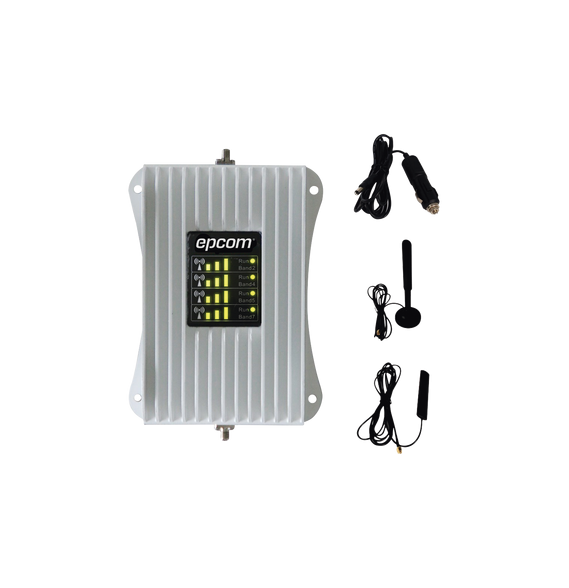 EPCOM EPAM234G EP-AM23-4G KIT de Amplificador de Señal Celular Para Vehículo/ Soporta