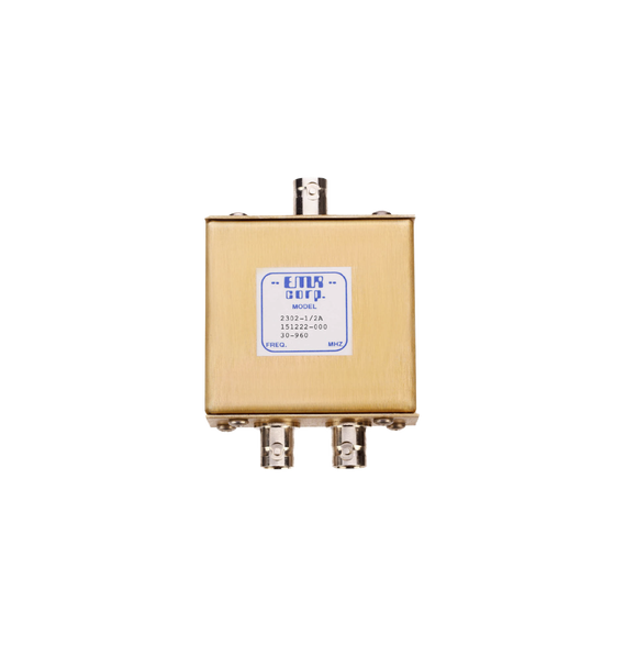 EMR CORPORATION 230212A 2302-1/2A Divisor de Potencia EMR de 2 Vías 30-960 MHz 0.5 Wa