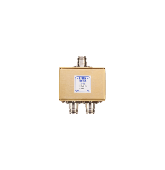 EMR CORPORATION 230202A 2302-0/2A Divisor de Potencia EMR de 2 Vías 30-960 MHz 0.5 Wa