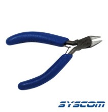 Syscom 758PL018 758-PL-018 Pinza de corte fino frontal al raz templada 4-1/4