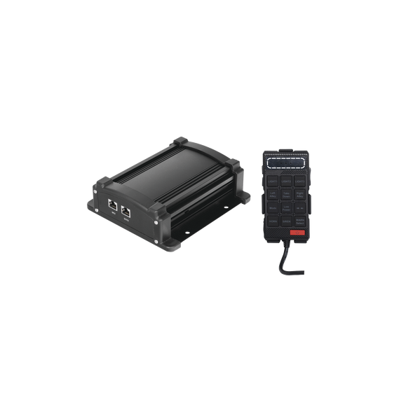 EPCOM INDUSTRIAL SIGNALING X100F X100F Sirena Vehicular de 100W de Potencia Con Contr