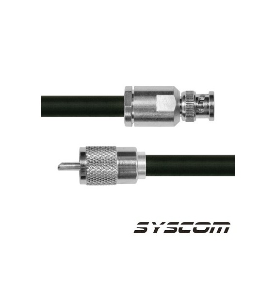 EPCOM INDUSTRIAL SBNC214UHF180 SBNC-214-UHF-180 Cable RG214 con conectores BNC Macho