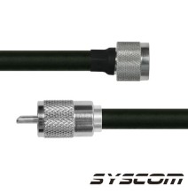 EPCOM INDUSTRIAL SN214UHF180 SN-214-UHF-180 Cable Coaxial RG-214/U de 180 cm con cone