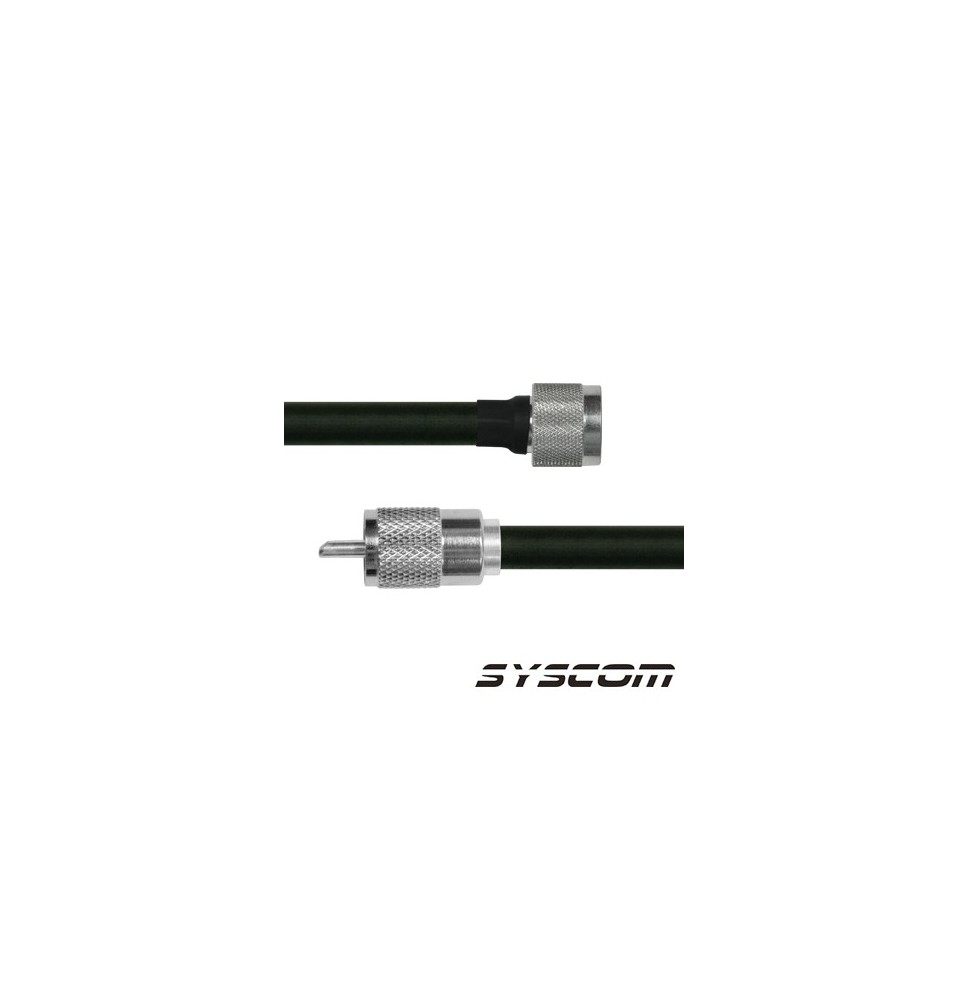 EPCOM INDUSTRIAL SN214UHF180 SN-214-UHF-180 Cable Coaxial RG-214/U de 180 cm con cone