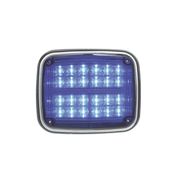 EPCOM INDUSTRIAL SIGNALING XT1895B XT1895B Luz de advertencia de 8 X 6  Color Azul SA