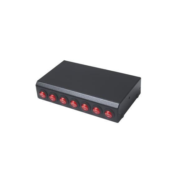 EPCOM INDUSTRIAL SSW7LV2 SSW7LV2 Switchera con 7 interruptores para barra de luces
