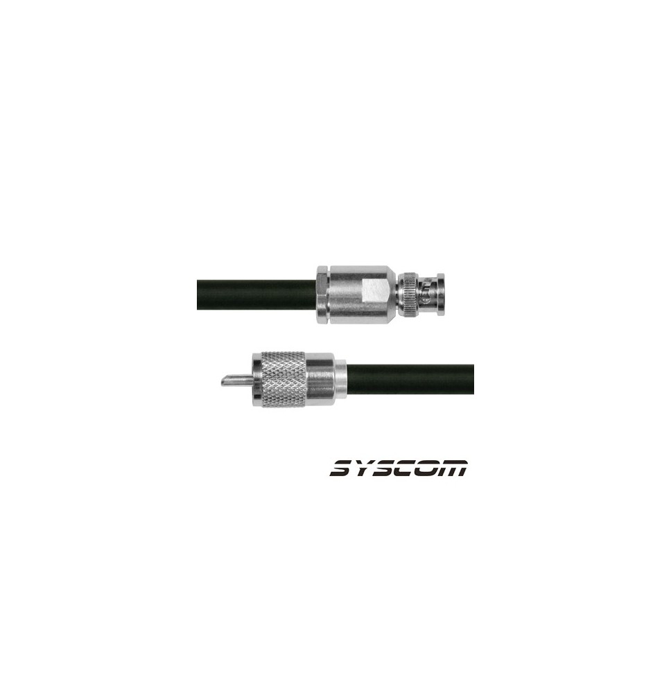 EPCOM INDUSTRIAL SBNC214UHF110 SBNC-214-UHF-110 Cable Coaxial RG-214/U de 110 cm con