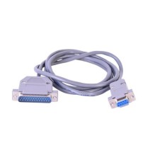 Syscom S3080369B71 S3080369B71 Cable Interfaz Remoto RS232 para R2600 DB25M a DB9H.