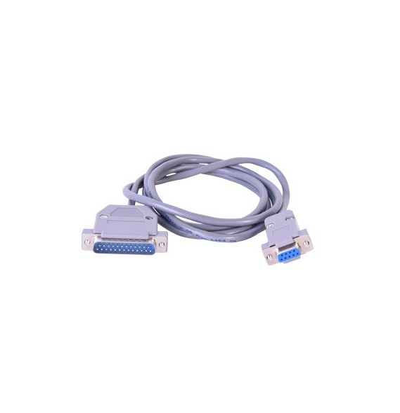 Syscom S3080369B71 S3080369B71 Cable Interfaz Remoto RS232 para R2600 DB25M a DB9H.