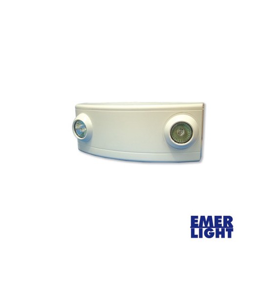 EMER LIGHT LZ2 LZ-2 Luz de Emergencia Compacta Tipo Industrial (blanca).