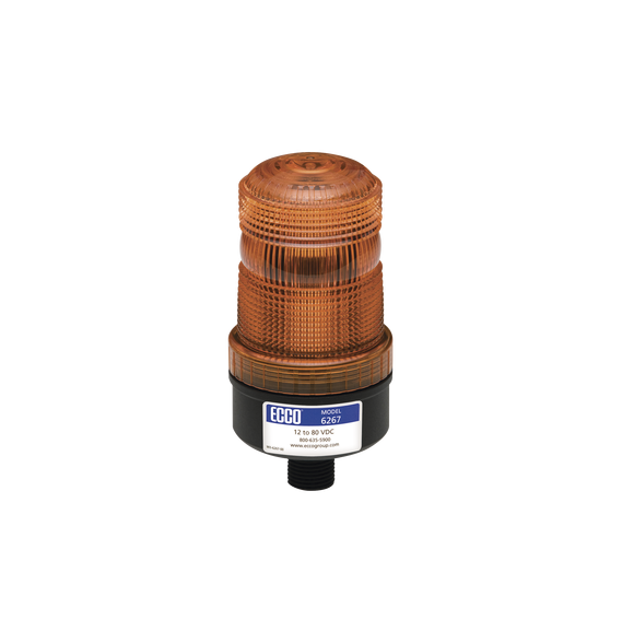 ECCO X6267A X6267-A Mini baliza de LED color ambar montaje permanente SAE Clase III