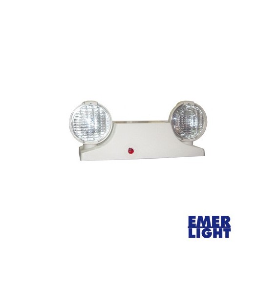 EMER LIGHT EZ2 EZ-2 Luz de Emergencia Compacta Tipo Industrial (Blanca).
