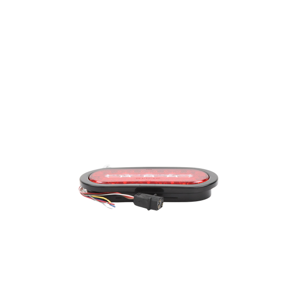 ECCO ED3060AW ED3060AW Plafón Ovalado de 7.5  Para Camiones de Transporte 18 LED Ultr