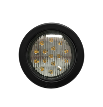 ECCO X3945R X3945R Luz direccional LED Roja circular con montaje de ojal de 5.4 pulga