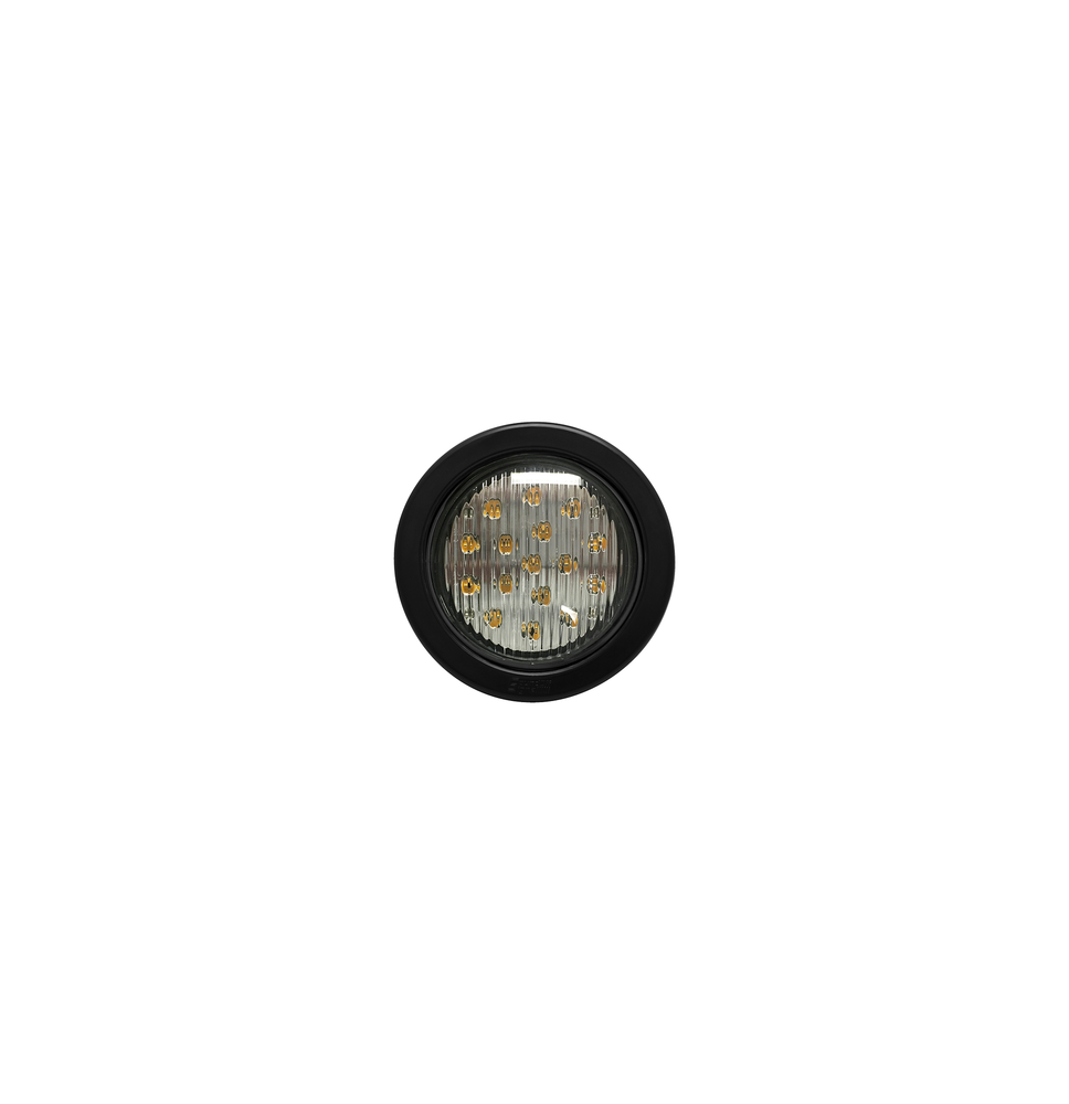 ECCO X3945R X3945R Luz direccional LED Roja circular con montaje de ojal de 5.4 pulga